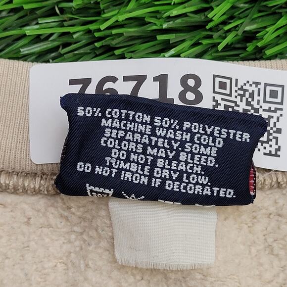 Vintage 90s Rutgers University Sweatshirt Large 24x26 Baggy - Picture 8 of 14